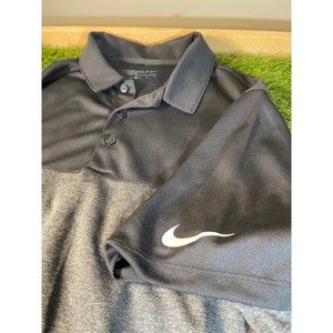 Nike Mens Golf Polo Size Medium Black